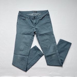 PrAna  Denim Pants  Skinny/ Straight Leg Teal Stretch Womens Sz 8/29